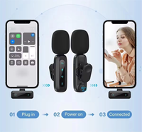 Étui de charge d'annulation du bruit du microphone sans fil J3 pour TikTok YouTube Interviews en direct pour utilisation en extérieur