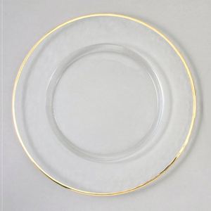 Plastic Clear Eco-Friendly Charger <b>Plate</b> for Wedding 13 Inch - Product Image 4
