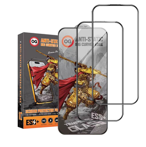 Protector de Pantalla OG Armor Tiger Anti-Rayones 9H ESD2.5D HD, Película Protectora de Pantalla de Vidrio Templado para <span class=keywords><strong>iPhone</strong></span> 17 16 15 Pro Max - Product Image 1