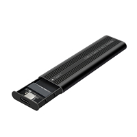Aluminium M.2 Nvme PCIE Usb 3.2 casing SSD Tipe C Transfer Data kecepatan tinggi adaptor SSD M.2 portabel