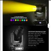 Projecteur à tête mobile LED 700W Sharpy Beam pour la découpe, le lavage, la scène de concert, CMY CTO DJ, éclairage de scène de concert