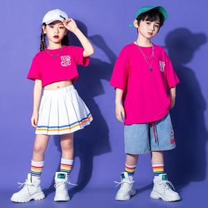 <span class=keywords><strong>Ropa</strong></span> de baile de Hip Hop <span class=keywords><strong>para</strong></span> niños, camiseta, <span class=keywords><strong>ropa</strong></span> de calle, falda blanca <span class=keywords><strong>para</strong></span> niñas, niños, trajes de baile de Jazz, <span class=keywords><strong>ropa</strong></span> de escenario <span class=keywords><strong>para</strong></span> adolescentes - Product Image 1