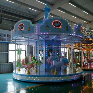 Manèges de parc d'attractions personnalisables manèges carrousel 12 places attractions foraines pour enfants Merry Go Round à vendre - Product Image 4