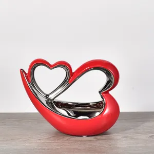 High Quality Wholesale Heart-Shaped Ceramic Flower Pots & Planters for Garden & Room Decoration Live Plant Container