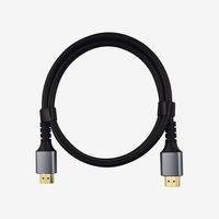 Câble HDMI Posh-Shine 8K/60Hz 48 Gbps plaqué or, double blindage, gaine PVC, 0,5m-3m pour HDTV, lecteur DVD, PS4, projecteur, moniteur