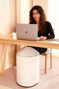 <span class=keywords><strong>Chauffe</strong></span>-jambes électrique sous le bureau à couverture intégrale pour <span class=keywords><strong>pieds</strong></span> et genoux, chauffage silencieux avec minuterie, chaleur toute la journée - Product Image 2