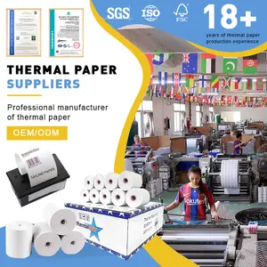 Factory High Quality 80x80 Cash Register Paper Thermal Paper Till Roll