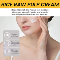 Purée de riz bio sans sulfate pour le visage avec écran solaire et anti-âge pour tous types de peaux - hydratation et rajeunissement