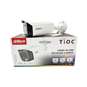 Original Dahua TIOC 2.0 Dual Illumination Active Deterrence Full Color 8MP 4K IP Camera IPC-HFW3849T1-AS-PV-S3