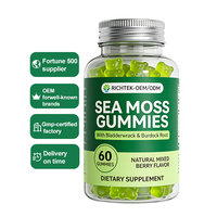 Factory Direct OEM Multi-Vitamin Black Seed Oil Gummies de mousse de mer de sureau Supplément pour adulte Dosage de bonbons gommeux