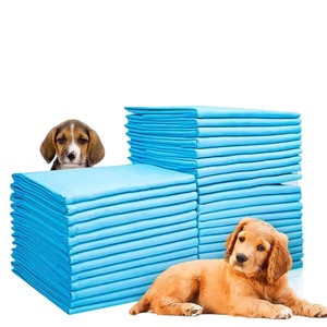 Vente en gros usine de tapis absorbants jetables rectangulaires en fibres pour animaux de compagnie (chats et chiens), à usage unique, design uni - Product Image 4