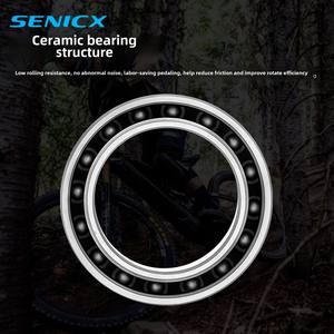 <span class=keywords><strong>Eje</strong></span> de <span class=keywords><strong>Bicicleta</strong></span> de Montaña Senicx T47, Rodamiento Cerámico, Baja Resistencia a la Rodadura, Aleación de Aluminio, <span class=keywords><strong>Eje</strong></span> Central Más Lubricado para Carretera - Product Image 3