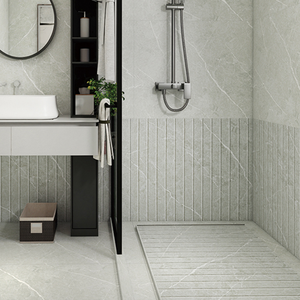 Salle d'eau panneau de douche encastré salle de bain plaque de roche épaissie antidérapant pierre salle de bain siège inférieur tout-en-un sto - Product Image 4