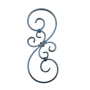 Europe Fence Wrought Iron Rosettes Panels Wholesales