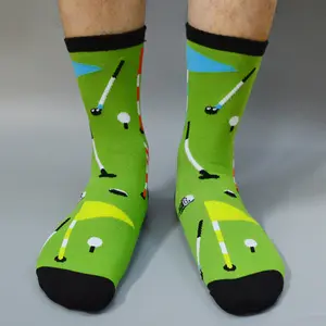 Высококачественные чесаные хлопковые носки для кемпинга, гольфа, футбола, спортивные носки для скейтборда, мужские повседневные сумасшедшие носки
