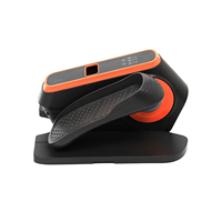 Mini Elliptique de Bureau Électrique, Pédalier d'Exercice à Domicile pour Fitness Intérieur, Machine de Rééducation pour Personnes Âgées, en Acier et ABS, 12 Vitesses