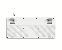 Clavier à membrane filaire JEDEL K512 75% avec bouton rotatif, touches combinées 3 couleurs, éclairage arc-en-ciel pour le bureau et les jeux