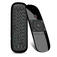新しいデザインW1キーボードマウスワイヤレス2.4Gフライエアマウス充電式ミニリモコンAndroidTVボックス/ミニPC/TV用