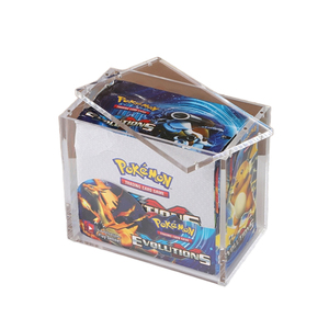 Boîte de présentation en acrylique avec couvercle magnétique robuste pour Elite Trainer Box (ETB) – Étui de rangement et de présentation pour cartes Pokémon - Product Image 2
