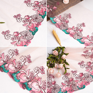 LS751 Áo Ngực Màu Hồng 22Cm Đồ Lót Ren Thêu Hoa Sen Phụ Kiện Trang Trí Quần Áo Búp Bê Rèm Trang Trí Tự Làm - Product Image 5