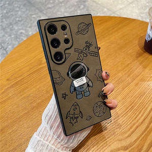 Custodia per telefono a <span class=keywords><strong>tema</strong></span> spaziale per <span class=keywords><strong>Samsung</strong></span> S25 Ultra Slim Fit in pelle sintetica custodia per telefono per <span class=keywords><strong>Samsung</strong></span> S25 S24 S23 - Product Image 4