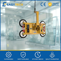 2026 Easytech OEM Lève-vitre à ventouse rapide pour façade, robot robuste pour verre en feuille étroite, avec double vibrateur, personnalisable, pour aspiration intérieure