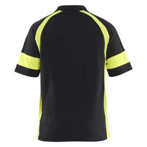 BLAKLADER - 352810509933L Polo avec Hi-vis Noir/Hi-vis jaune-EAN 7330509908259 HI-VIS WORKWEAR - Product Image 2
