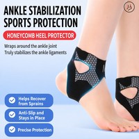 Orthèse de cheville professionnelle pour le sport, stabilisateur anti-entorse pour la course et la randonnée, manchon de compression réglable pour le pied