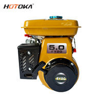 Moteur à essence HOTOKA EY20 183cc 5HP monocylindre 4 temps, remplacement pour les machines de construction et agricoles