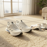 Chaussures de marche et de course respirantes en maille légère et amortie, antidérapantes, à lacets pour hommes - Toutes saisons - Nouveauté 2026
