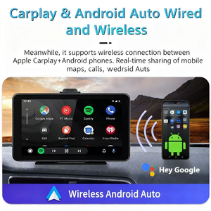 Écran tactile GPS portable de 7 pouces, Carplay, Android Auto, navigation multimédia automobile, lecteur vidéo, caméra de recul - Product Image 4