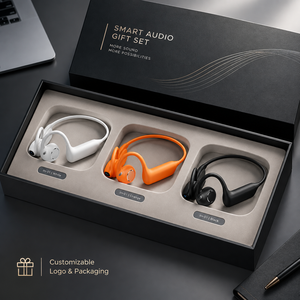 Coffret Cadeau Audio Intelligent IH-01 – Écouteurs à Conduction Osseuse Ouverte, 3 Couleurs, Logo Personnalisé - Product Image 1
