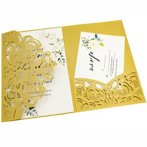 Unique d'invitation de mariage idées or modèles de cartes d'invitation de mariage invitations de mariage de luxe