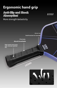 Paleta <span class=keywords><strong>de</strong></span> Pickleball Juciaooe, Equipo <span class=keywords><strong>de</strong></span> Pickleball, Rpme Honolulue Sword and Shield J2Nfe, Paleta <span class=keywords><strong>de</strong></span> Pickleball <span class=keywords><strong>de</strong></span> Espuma y Fibra <span class=keywords><strong>de</strong></span> Carbono - Product Image 4