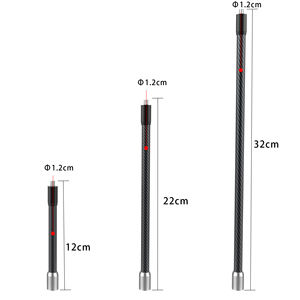 Palo de Selfie 3 en 1 con Extensión de Fibra de Carbono, Soporte para Casco de Motocicleta para <span class=keywords><strong>Insta360</strong></span> X6 X5 X4 X3 Ace Pro2 DJI Osmo 360 GoPro Max 2 - Product Image 1