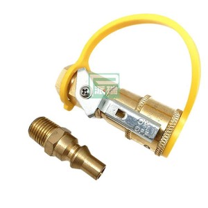 3/8 Inch Brass Gas <b>Connector</b> <b>Quick</b> Coupling For Natural Gas Connection - Product Image 3