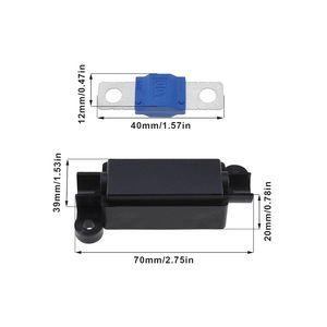 AD186 ANS-H Pemegang Sekering Mini 20-150A Sekering Baut Bawah In-Line (Pemegang Sekering) - Product Image 2
