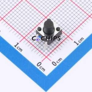 TS-1095PD-A7B2-D2 Tactile Switch Through hole-4P,6x6mm Switch Single Pole Single Throw Round Button 1.8N Through Hole - Product Image 1