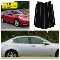 Plaque de pilier de voiture, fenêtre, cadre de porte, couverture pour Infiniti G25 G35 G37 FX35 FX45, autocollant décoratif pour pilier central 2003-2015