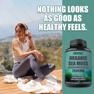 แคปซูลมอสไอริชออร์แกนิกแบบ OEM ฉลากส่วนตัว ผสมบลาเดอร์แร็คและรากเบอร์ด็อค แคปซูลมอสทะเลบริสุทธิ์ - Product Image 6