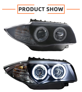 MJ pour <span class=keywords><strong>BMW</strong></span> Série 1 E87 <span class=keywords><strong>2004</strong></span> 2011 Lampe frontale LED Phare <span class=keywords><strong>118i</strong></span> Mise à niveau de la lumière avant Lentille LED complète Nouveau phare en gros - Product Image 3