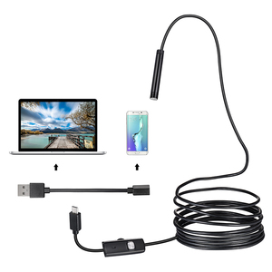 Compre al por Mayor Cables Electrónicos de 5.5mm y 1 Metro, Cable Micro Analógico Flexible, Cámara Micro USB para Inspección de Chimeneas - Product Image 2