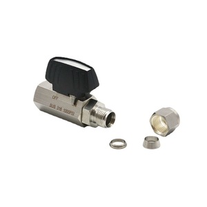 Vanne à boisseau sphérique en acier inoxydable King 1/2 po NPT 1000 PSI pour eau et air à basse température - Product Image 1