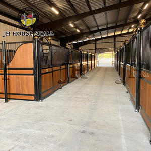Système de box pour chevaux à porte coulissante de style européen, durable, robuste, personnalisable, écurie pour chevaux avec porte de panneau avant - Product Image 5