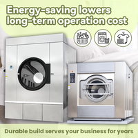 BLCC 50-150kg Washing Machine with Dryer Laundry Equipment Hotel Laundry Machine Washer Extractor Tumble Dryer Complete Set