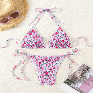 Traje de Baño Bikini Triangular Sexy para Mujer, Estampado 2026 - Product Image 2