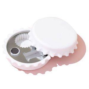 Décapsuleur magnétique personnalisé en plastique ABS rond Xdh760 en forme de capsule de bière pour réfrigérateur - Product Image 3
