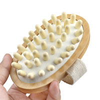Cojín de aire Masajeador de madera natural Cepillo corporal Ducha Cepillo de masaje de cuerpo completo Mejor masajeador cervical de spa