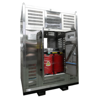 Transformateur sec en résine coulée SCB10 400-800 kVA 10 kV/0,4 kV Triphasé 50/60 Hz Tout en aluminium pour bâtiments commerciaux Alimentation intérieure