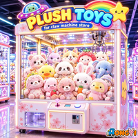Prix de gros - Peluche crème glacée de 8 pouces, design cône mignon, jouet pour machine à griffes, vente en gros pour comptoir de prix